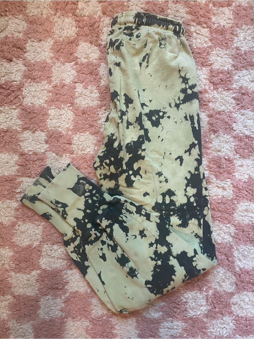 Big Bud Press Black and green Tie-Dye unisex Jogger Pants